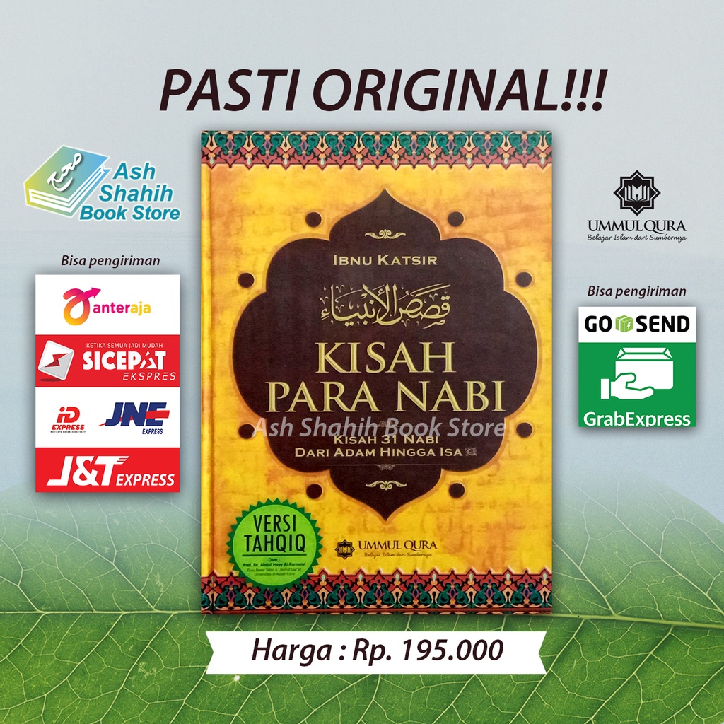 Jual Kisah Para Nabi Original Kisah 31 Nabi Dari Adam Hingga Isa