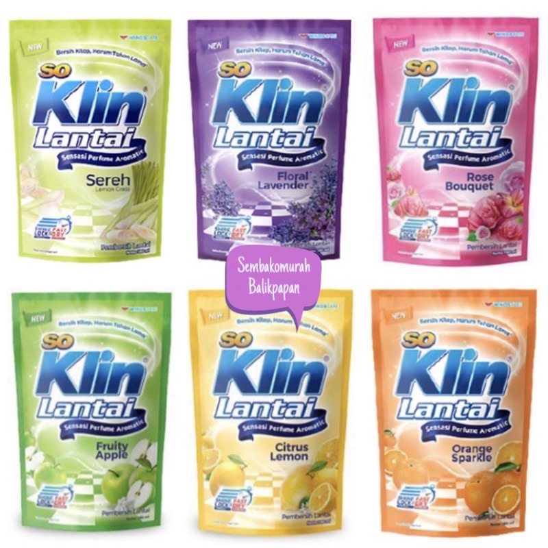 Jual so klin lantai 770ml (random) | Shopee Indonesia