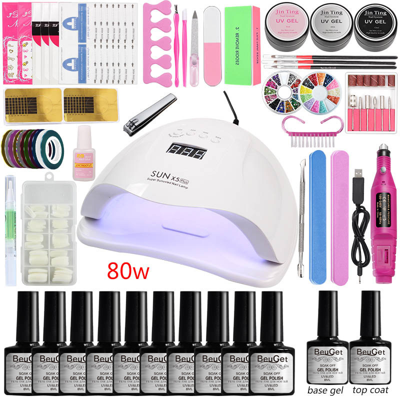 Salon-Shine at Home: 80W Nail Phototherapy Kit