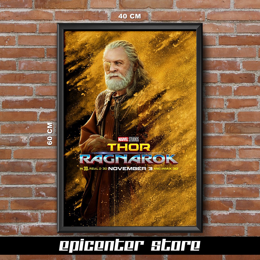 Jual Poster Film Thor Ragnarok - Odin 40x60 + Frame | Shopee Indonesia