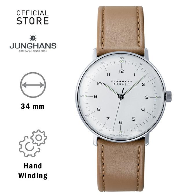 Jual Jam Tangan Junghans Max Bill Hand Winding 027 3701 Silver