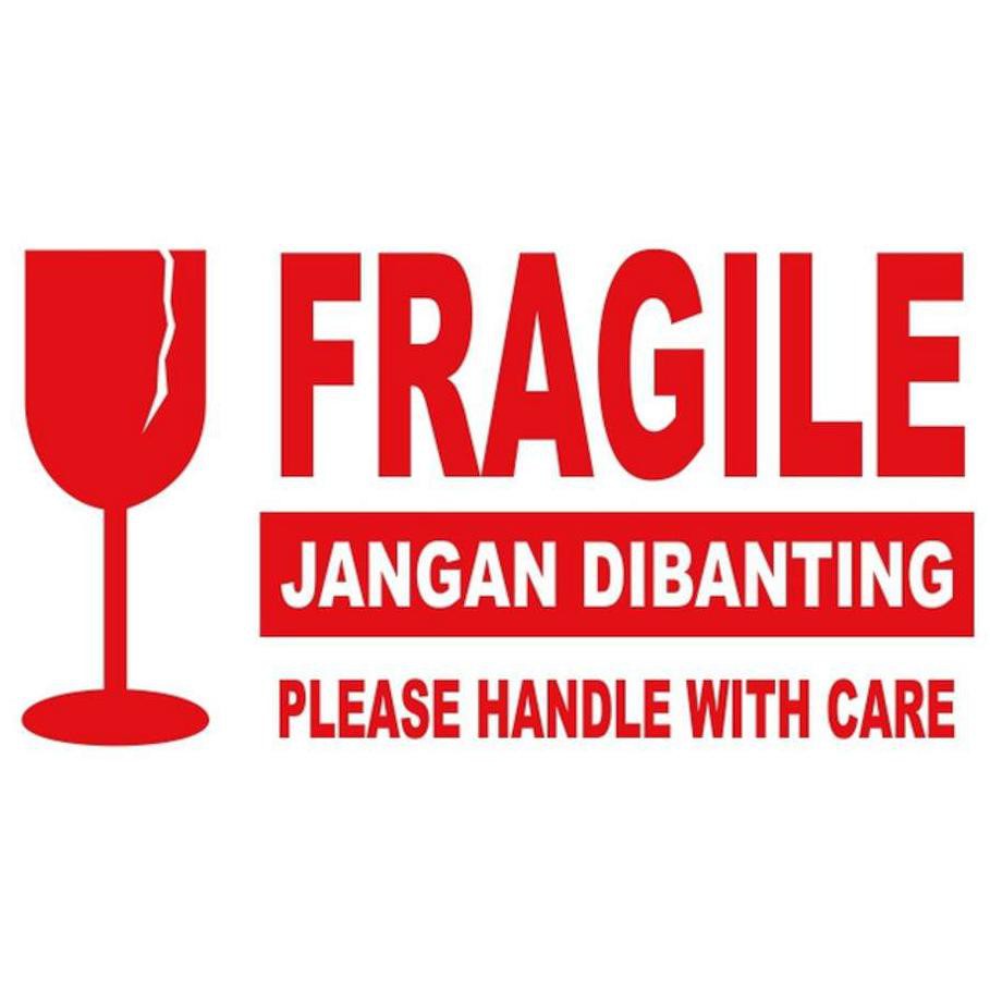 Jual 10pcs Stiker Fragile Sticker Bontax Barang Pecah Belah Shopee Indonesia 8687