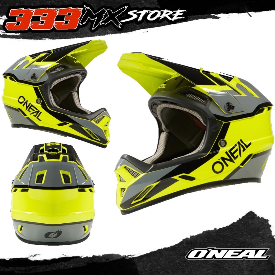 Casque Intégral Oneal Backflip Strike Avec Lunettes - VTT Descente - Rouge Et Noir