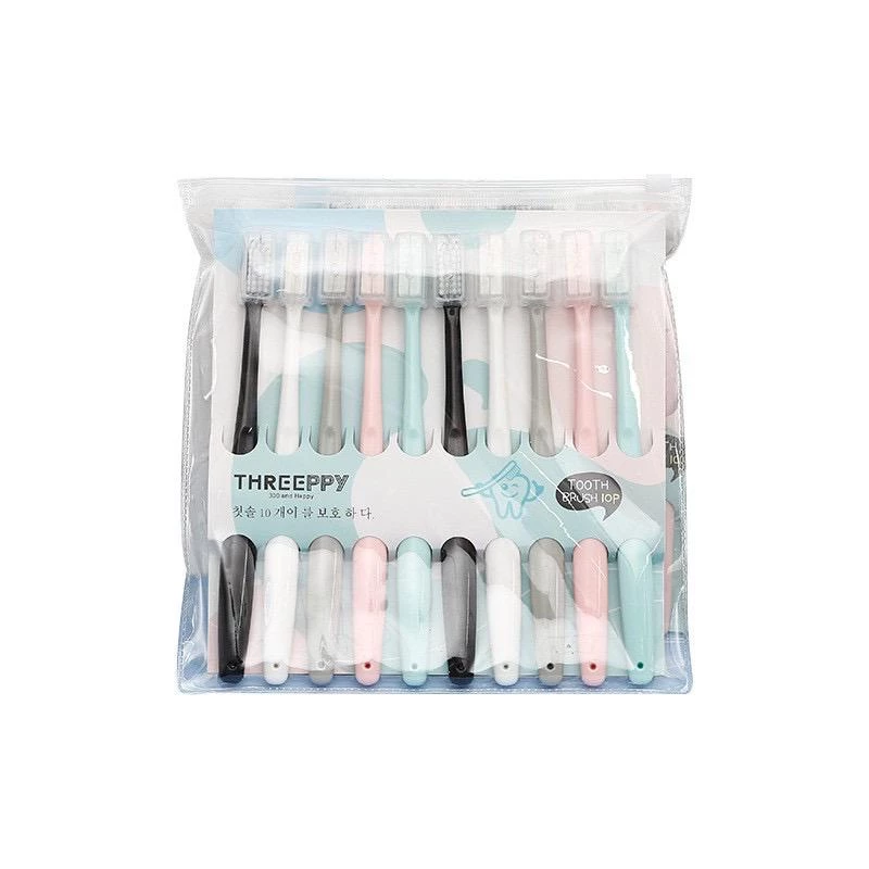 [UNIK88] Sikat Gigi Anak/ Dewasa Bahan Lembut 1 SET ISI 10 PCS / Toothbrush Double Care Sensitive | AutoStock