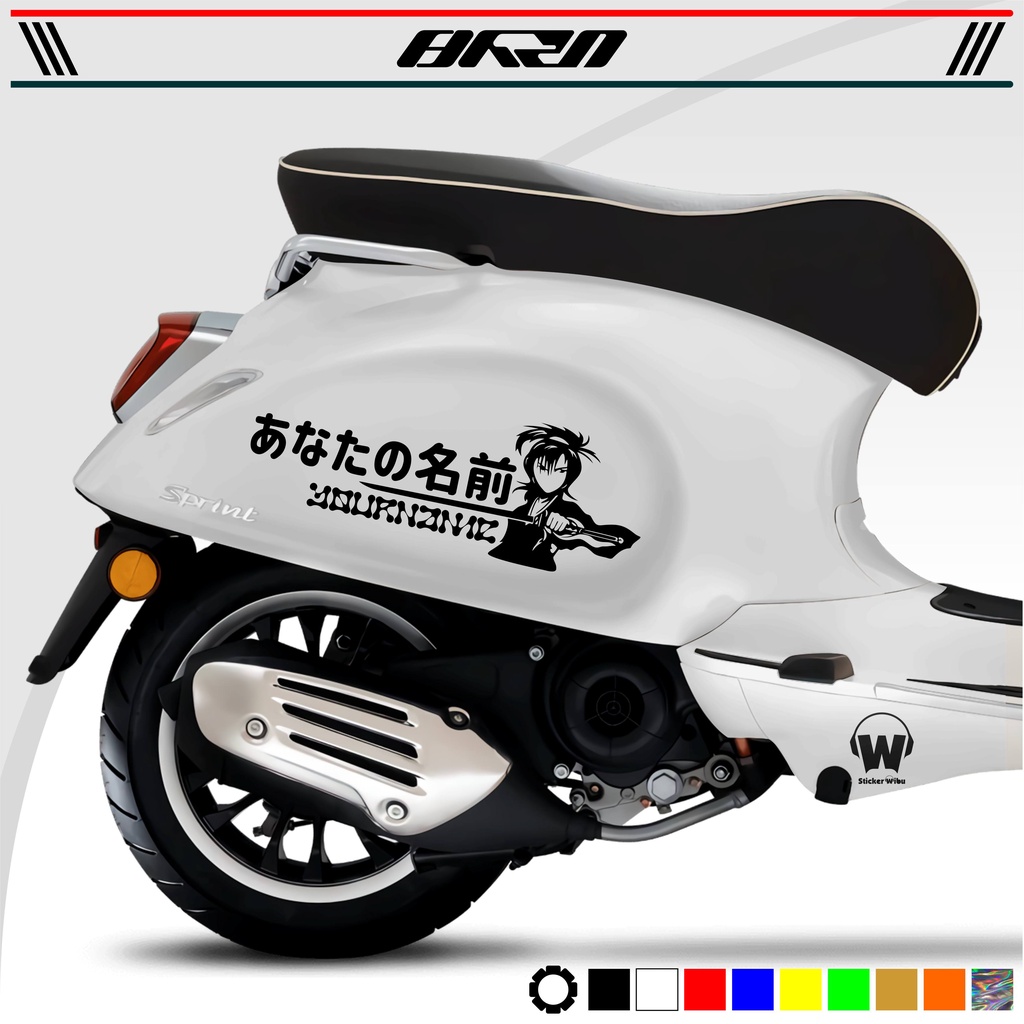 Jual Striping Sticker Cutting Scoopy Vespa Genio Matic Stiker