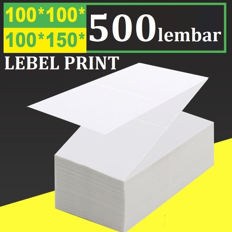 Jual Ketas Printer Tempel Kertas Label Kertas Print Resi Job Thermal Tempel X Mm Isi