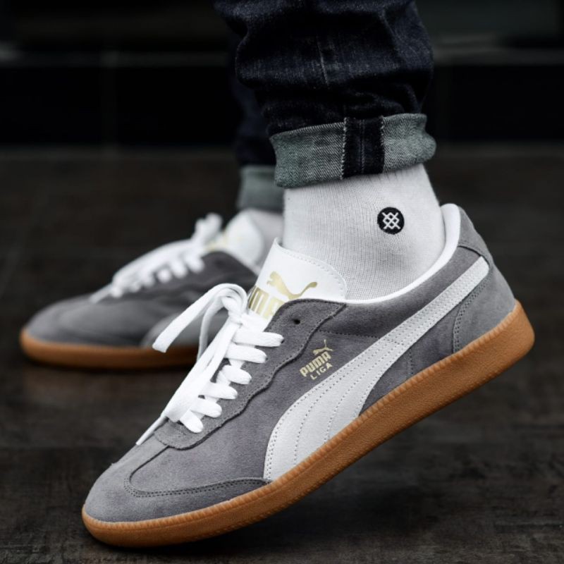 Puma liga grey best sale