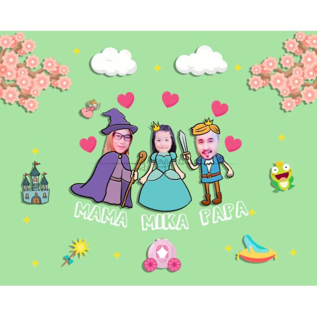 Jual Jasa Desain Foto Untuk Ucapan Desain Kartun Disney Super Hero