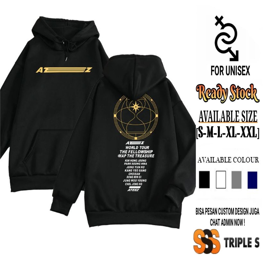 ATEEZ フーディ THE FELLOWSHIP パーカー ATEEZ The Fellowship: Beginning Of The End Tour Hoodie | Hot Topic