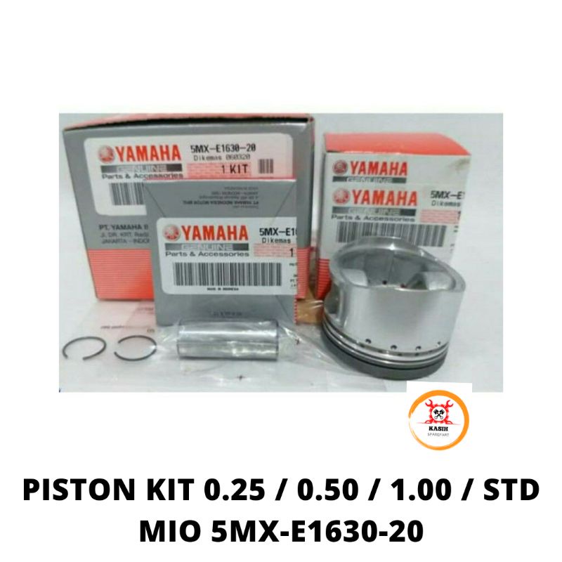 Jual Piston Kit Mio OZ 25 / 50 / 75 /100 /STD 5MX-E1630-20 Original ...