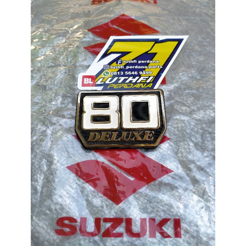 Jual EMBLEM LOGO SUZUKI RC 80 ORIGINAL SGP | Shopee Indonesia