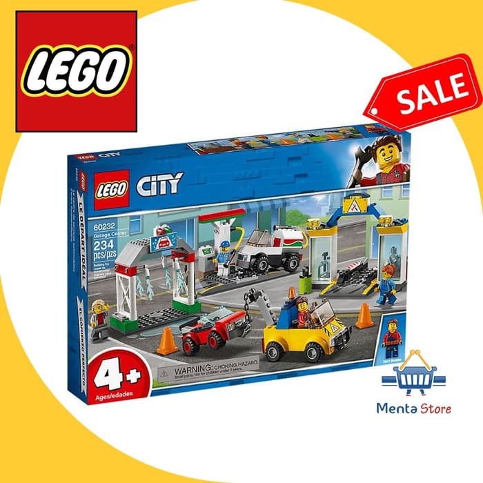 Jual LEGO 60232 CITY Garage Centre Sports Car Gas Station Mainan Mobil Anak Shopee Indonesia