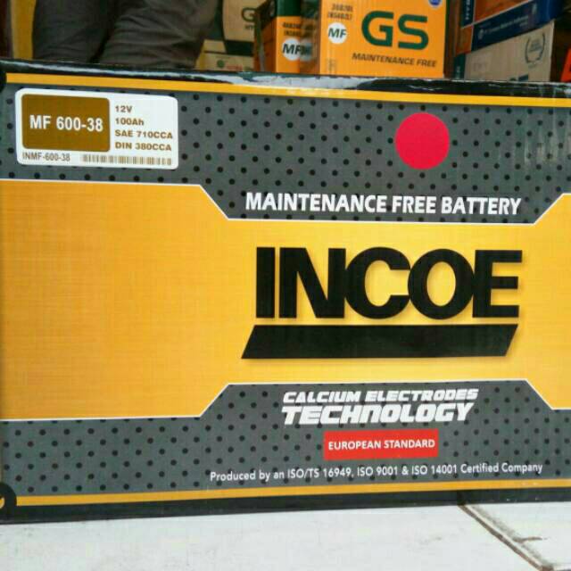 Jual Aki Accu Kering 100 Ah Incoe MF Din 60038, Mercy, BMW, Captiva