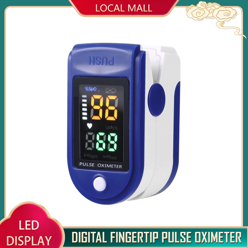 Jual LK87 Fingertip pulse oxymeter digital saturasi pengukur SpO2 LED ...