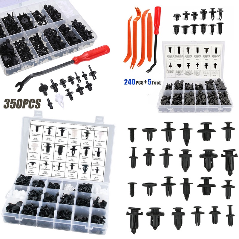 Jual r3w SUGERYY Baut Rivet Mobil Universal Snap Joint Clips 240PCS ...
