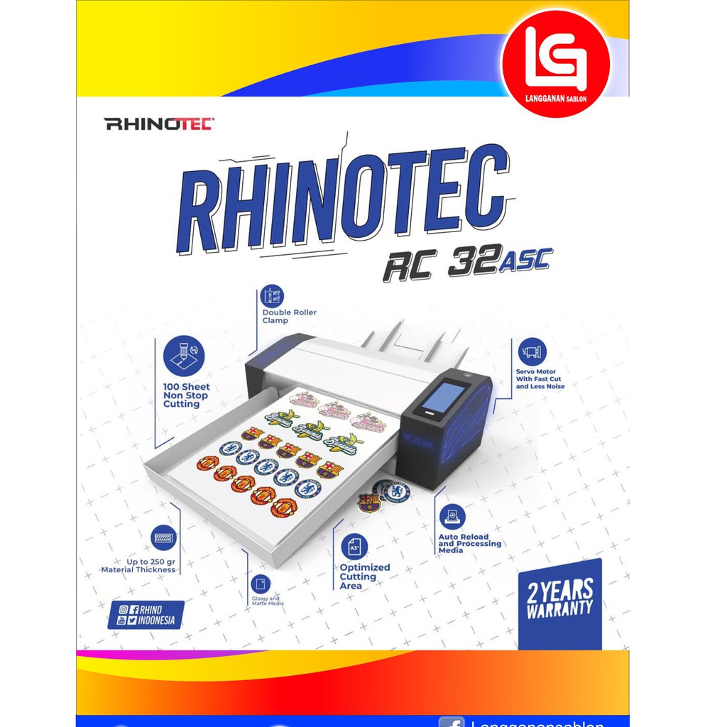 Jual MESIN CUTTING STICKER RHINOTEC AUTO SHEET CUT RC 32 ASC Shopee Indonesia