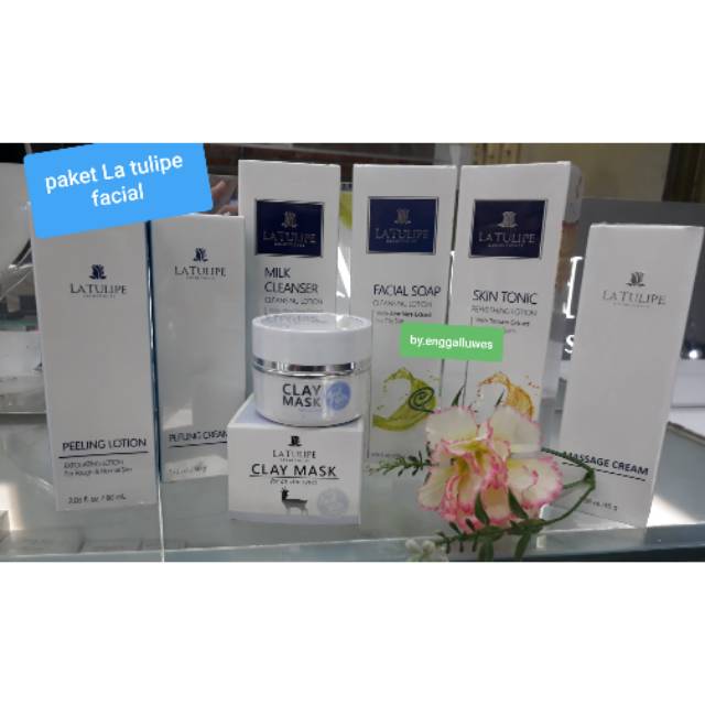 Jual PAKET FACIAL LA TULIPE(peeling lotion diganti Activ moisturizer