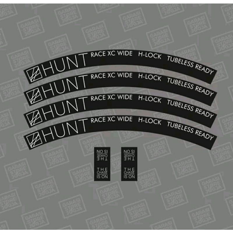 Jual Decal Stiker Rims HUNT Race XC Wide | Shopee Indonesia