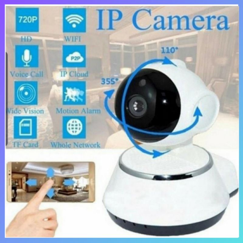 Jual CCTV Wireless V380 HD 720P Smart IP Camera wifi Kamera Pengintai ...