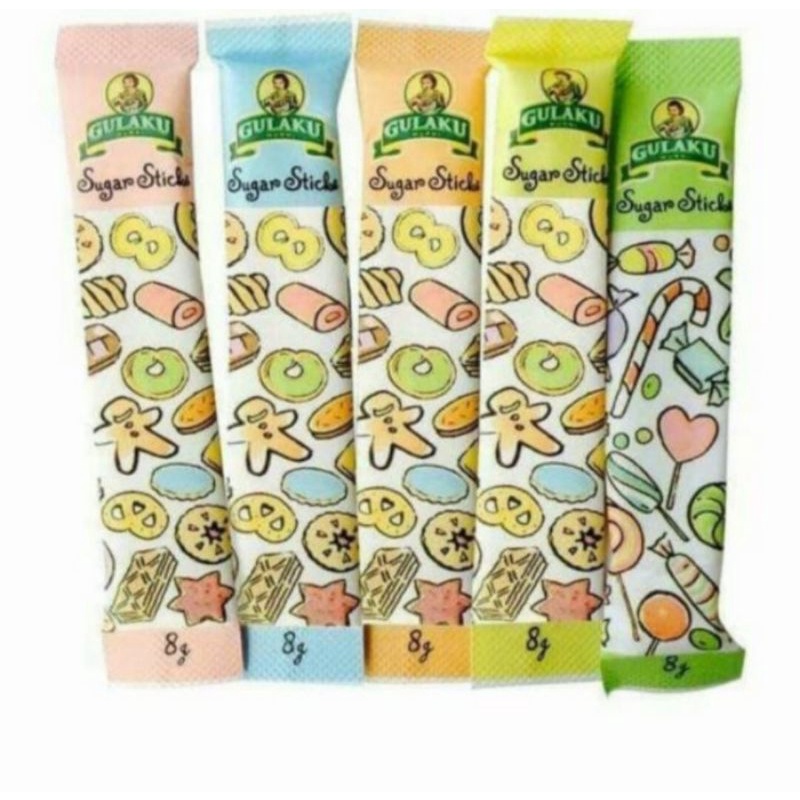 Jual Gulaku Stick Repack 1 pack 30 sachet motif bali/paris | Shopee ...