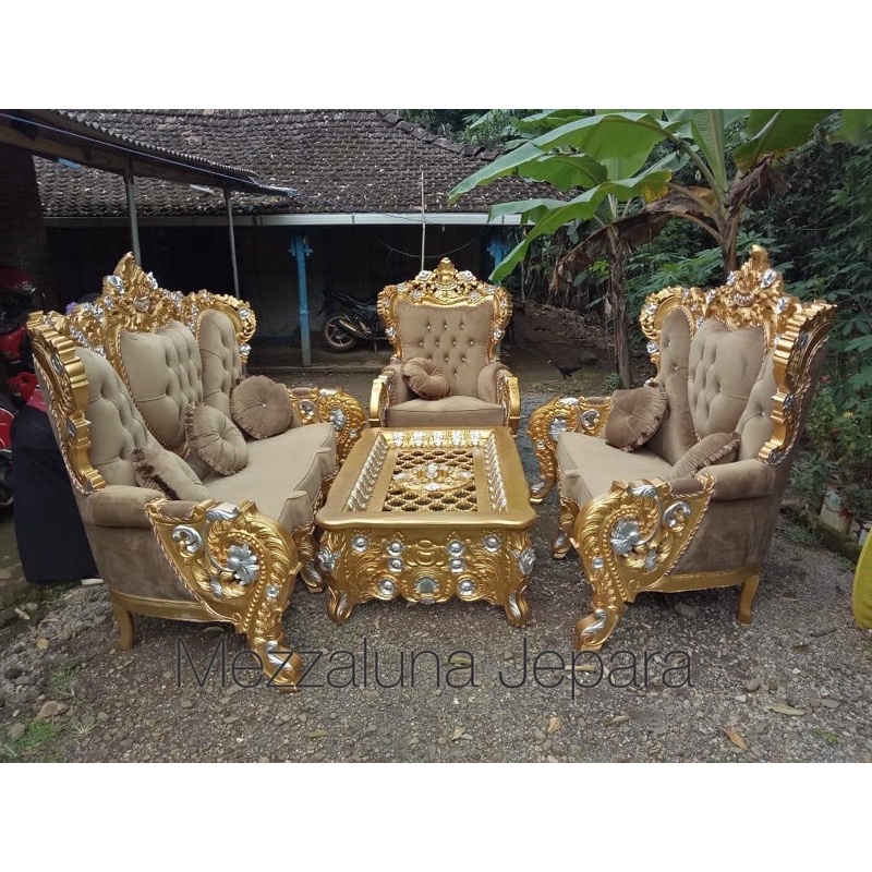 Jual Sofa Tamu Ukir Bellagio Kursi Tamu Ukir Bellagio Sofa Ukir Premium Shopee Indonesia 5295