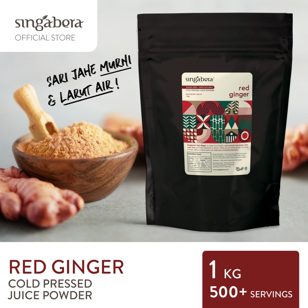 Jual Singabera Cold Pressed Red Ginger Powder 1kg Serbuk Jahe Merahbubuk Shopee Indonesia 5110