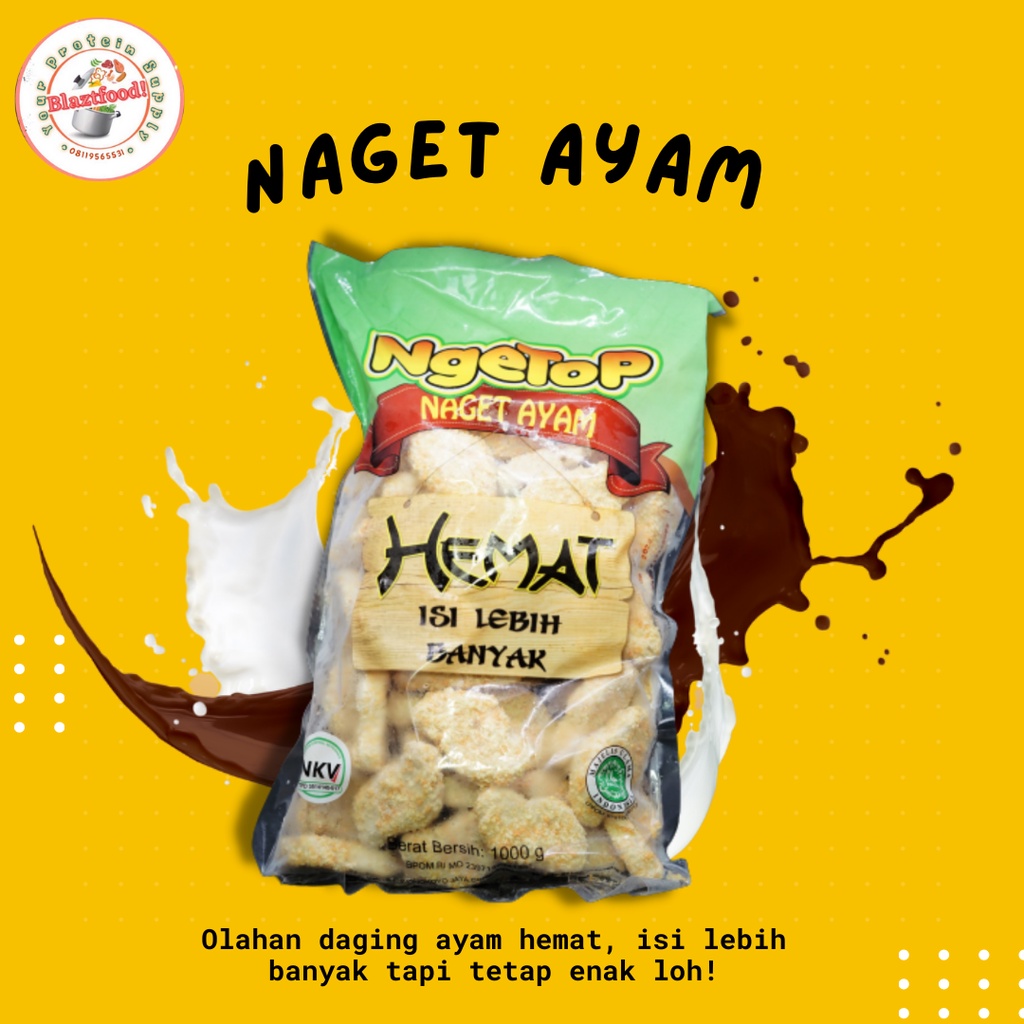 Jual Nugget Ayam Ngetop 1 Kg Shopee Indonesia