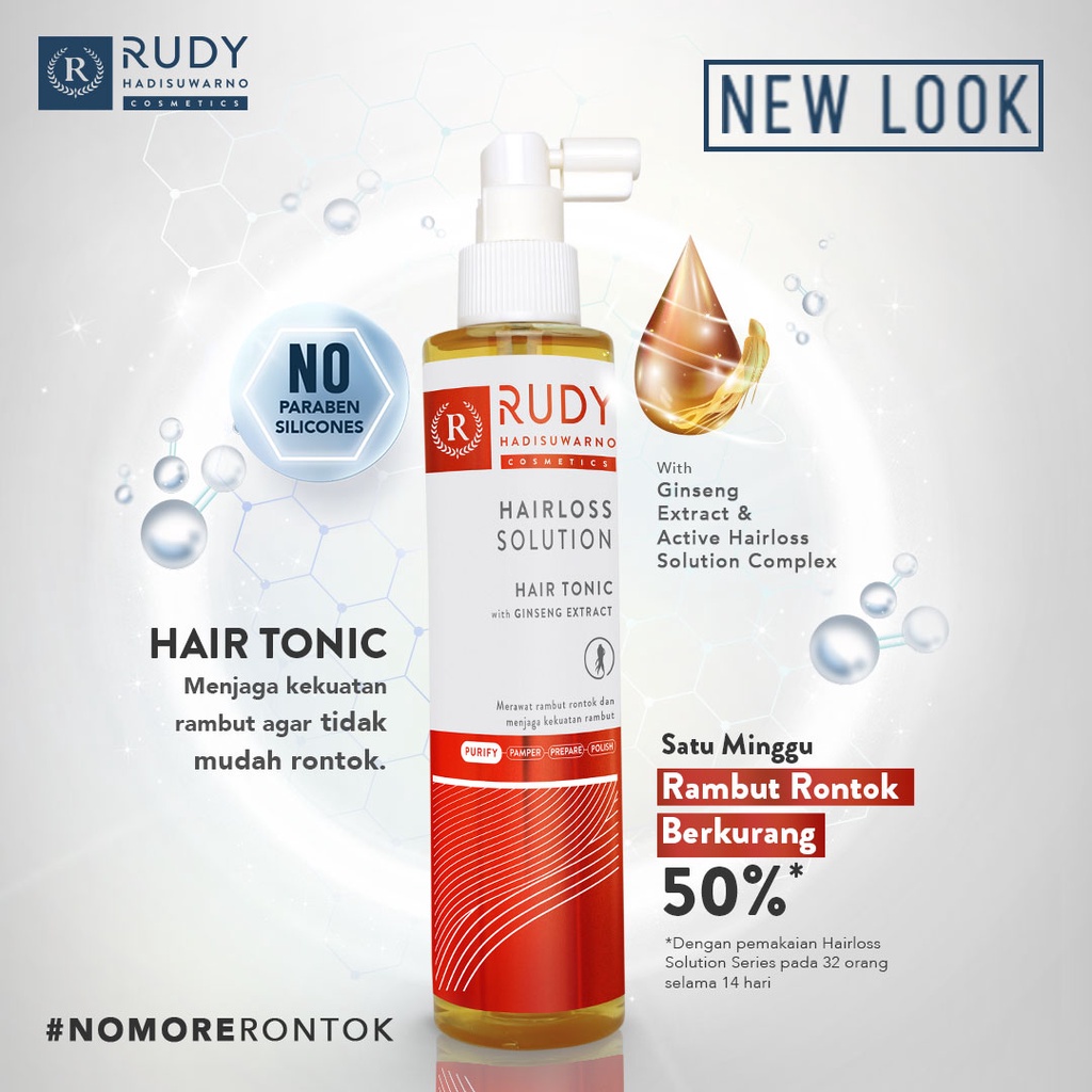 Jual Rudy Hadisuwarno Hairloss Solution Hair Tonic 220ml | Shopee Indonesia