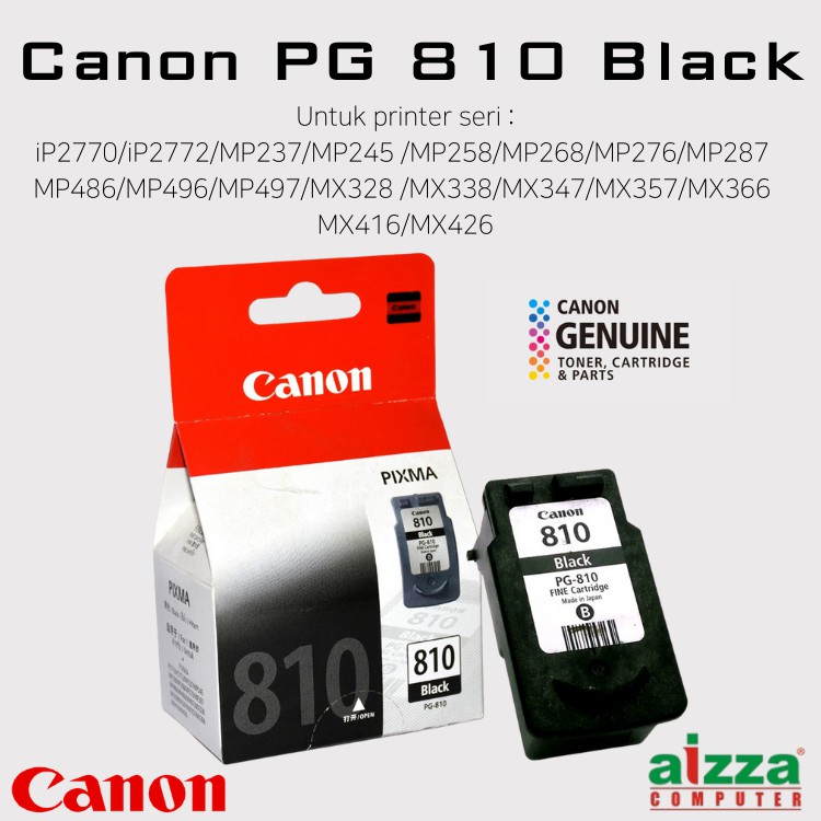 Jual Tinta Cartridge Canon Pg Black Shopee Indonesia