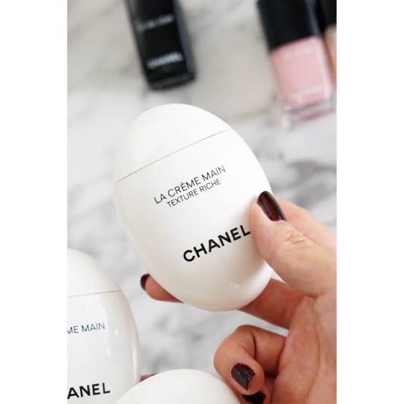 CH@NEL La Creme Main Hand Cream 50 ml Texture Riche No Leau Le Lift  Handcream