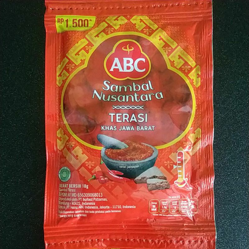 Jual Abc Sambal Nusantara Sachet Shopee Indonesia