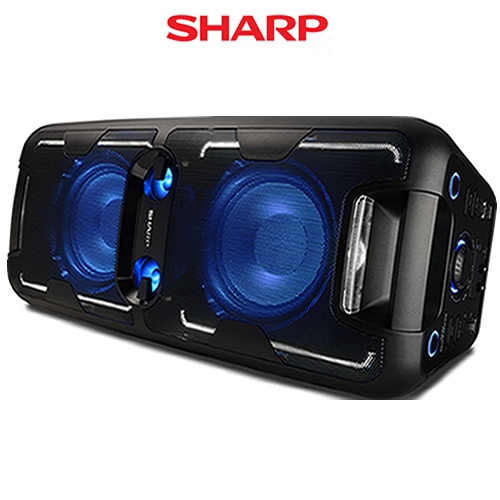 Jual Sharp LED Bluetooth Dual USB FM Karaoke Party Speaker System PS ...