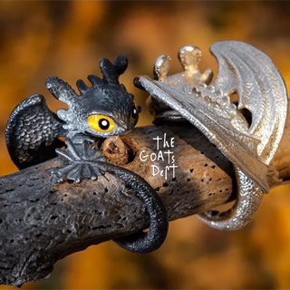 Jual The Goats Dept - Toothless Dragon Ring Original / tgd579 Cincin ...