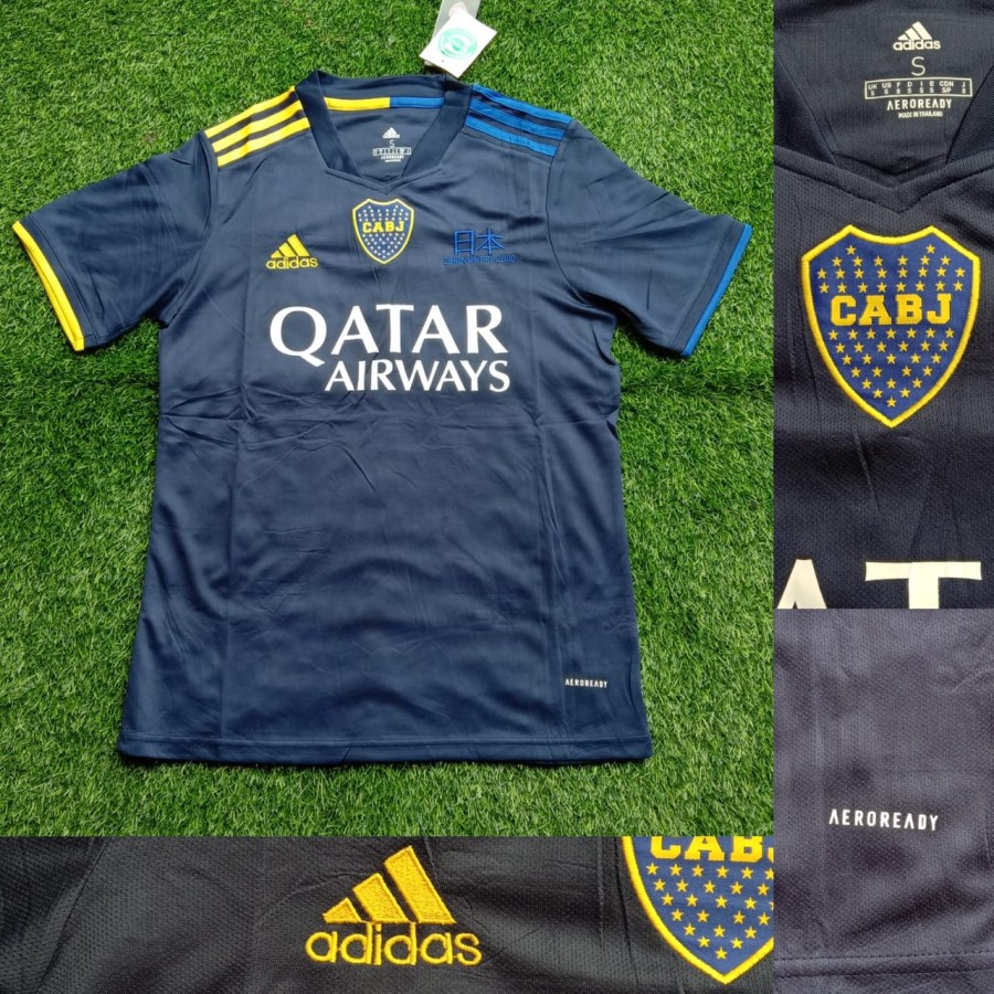 JERSEY BOLA BOCA JUNIOR 4TH 2020 2021 GRADE ORI