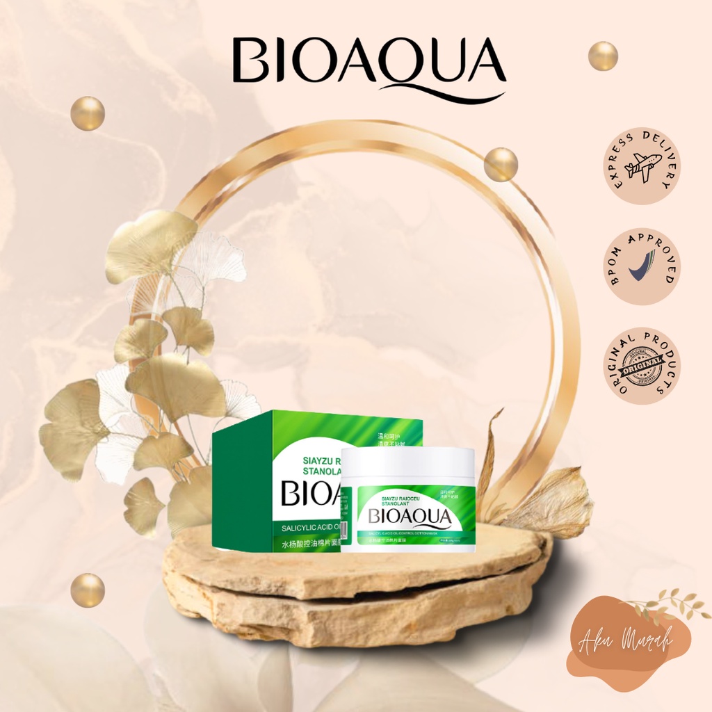 Jual Aku Murah Bioaqua Salicylic Acid Oil Control Cotton Mask Clear Pad Hijau Shopee 9278