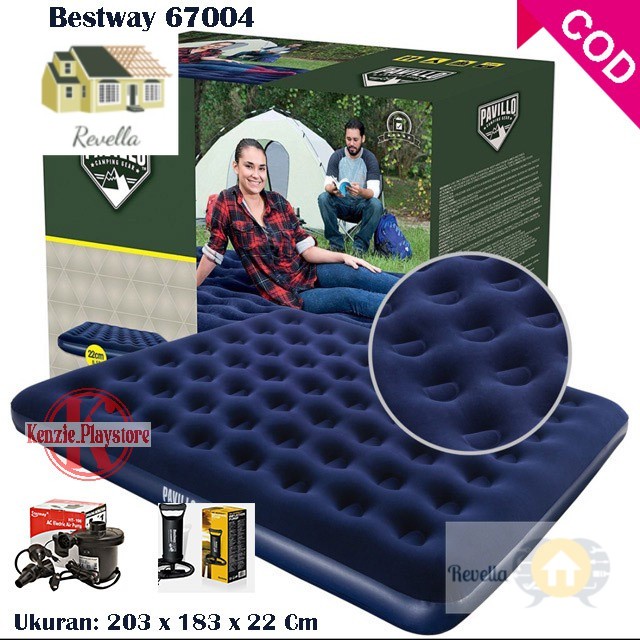 Jual Bestway 67004 Kasur Angin King [203cm x 183cm X 22cm] / Air Bed King Size Shopee Indonesia