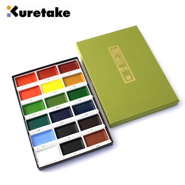 Kuretake Gansai Tambi 18 Color Set