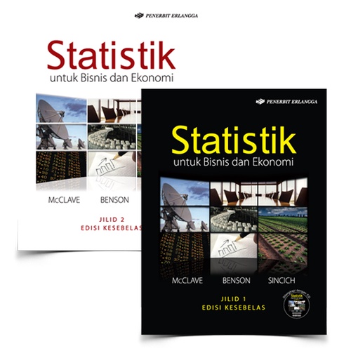 Jual Buku Statistik Untuk Bisnis Ekonomi Jilid Edisi James T Mcclave Buku Ekonomi