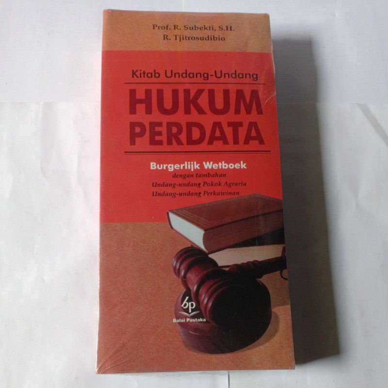 Jual Kitab Undang Undang Hukum Perdata (KUHPER) | Shopee Indonesia