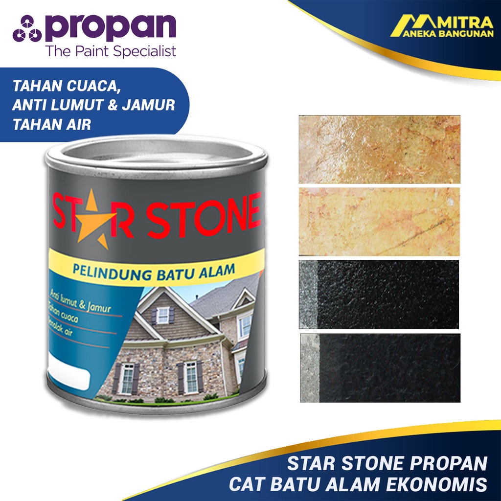 Jual CAT PELINDUNG BATU ALAM STAR STONE / STAR STONE PROPAN / COATING ...