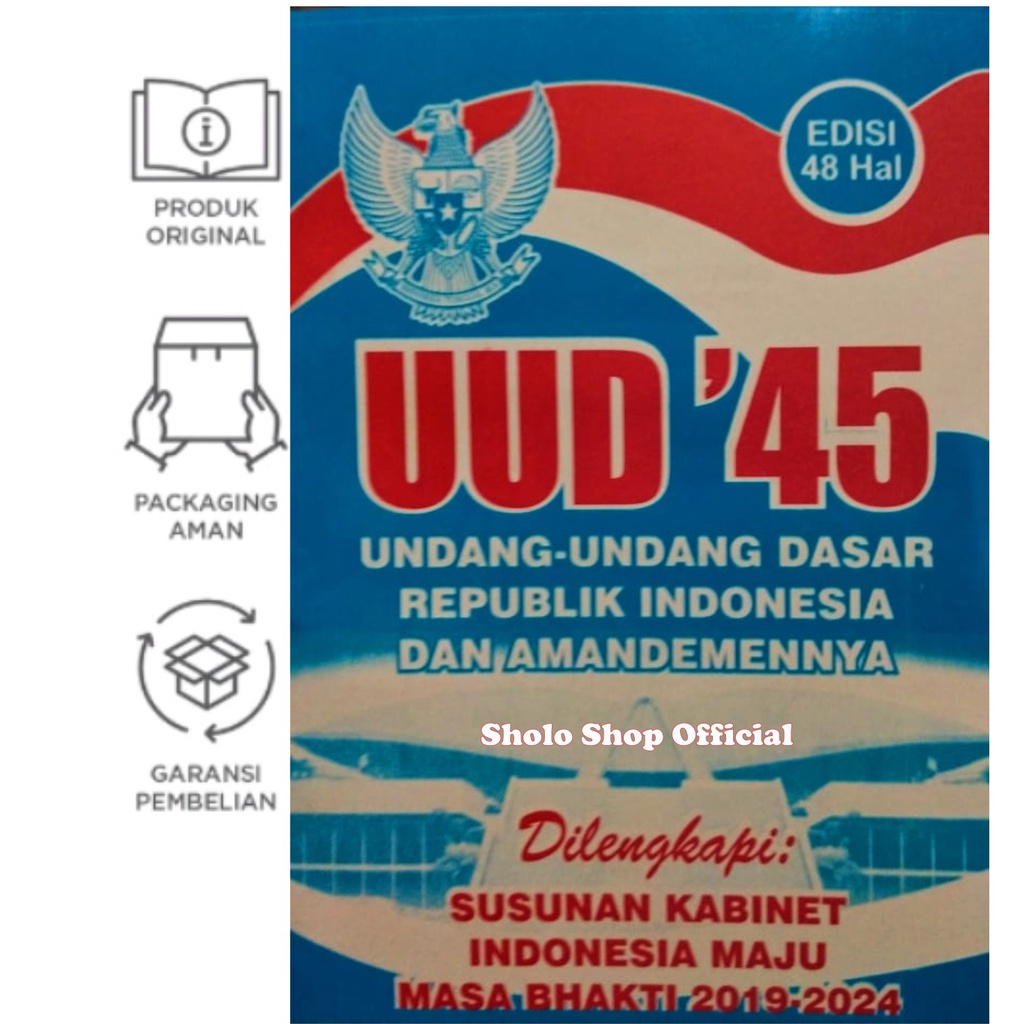 Jual Buku UUD 45 Undang-Undang Dasar Negara Republik Indonesia Tahun ...