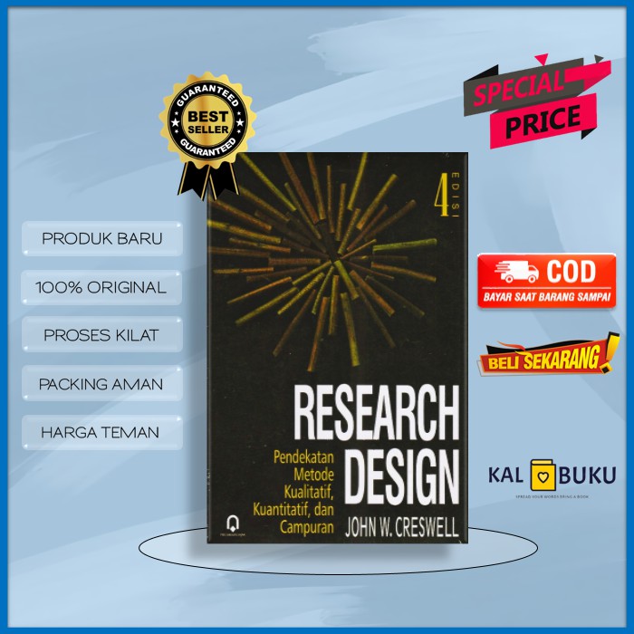 Jual Buku Research Design Edisi 4 (Empat) Pendekatan Kualitatif ...