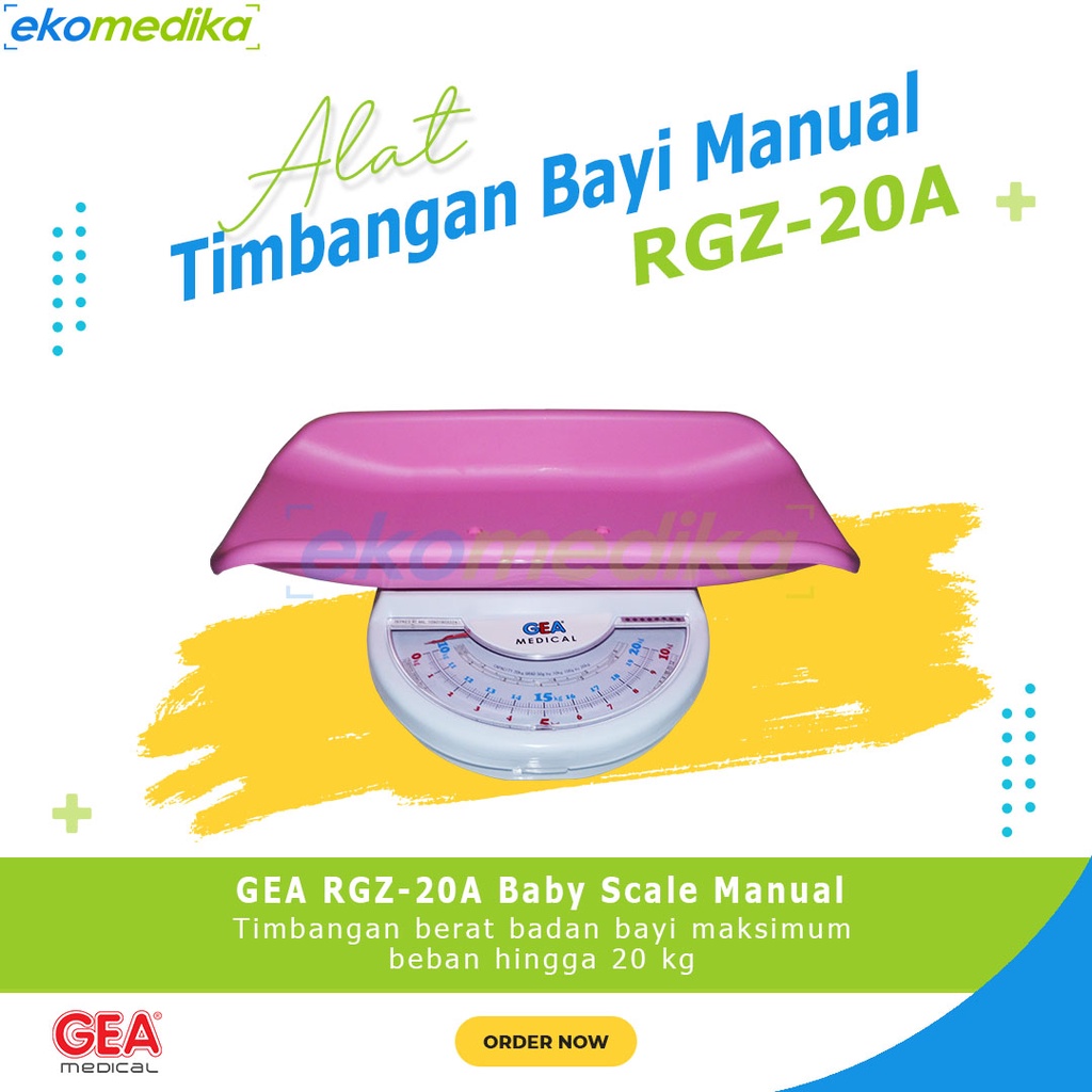 Jual TIMBANGAN BAYI GEA RGZ 20A RGZ20A BABY SCALE MANUAL TIMBANGAN BAYI MANUAL Shopee Indonesia