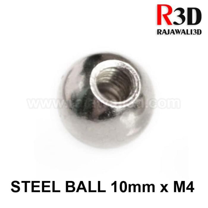 Jual 3D Printer Threaded Steel Ball Rod Ends 10mm M4 Magnetic Joints ...