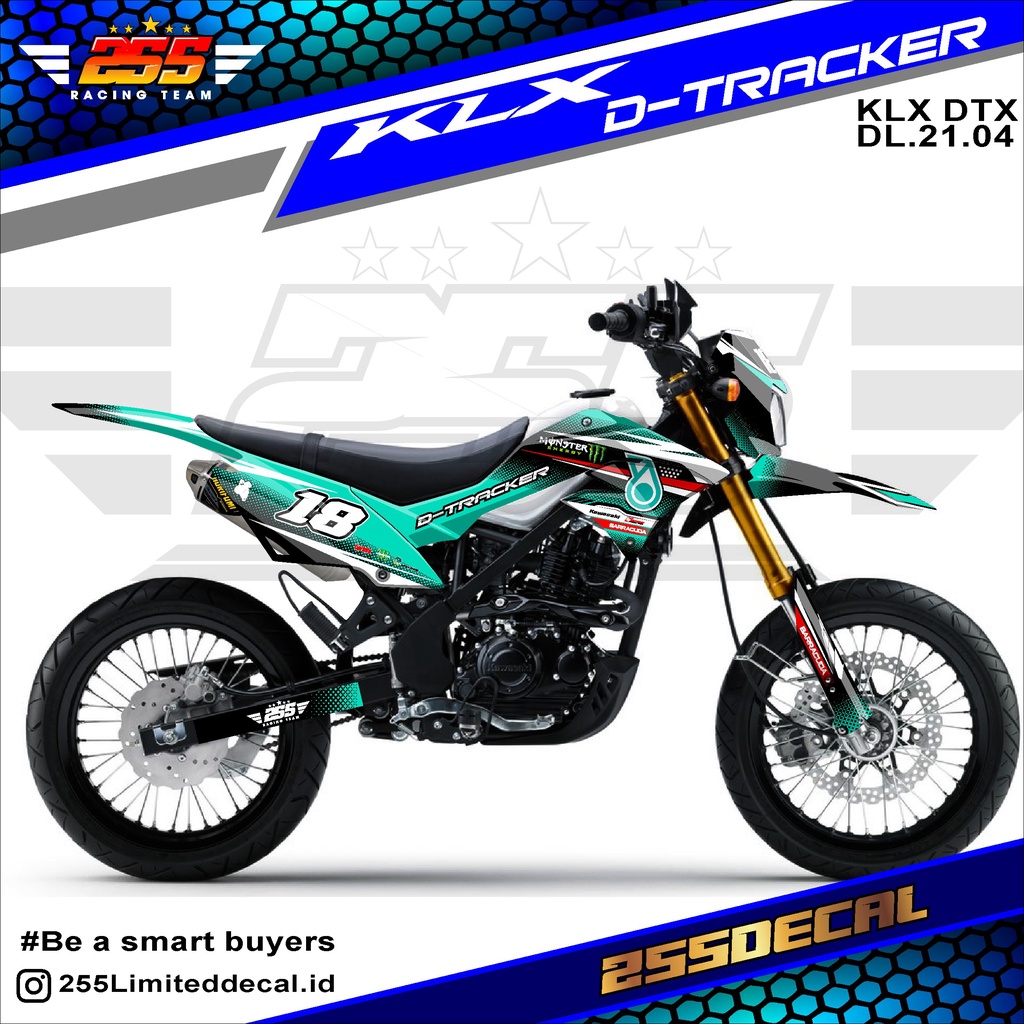 Jual Decal Sticker Motor Cross Klx Dtracker New Fullbody Dekal