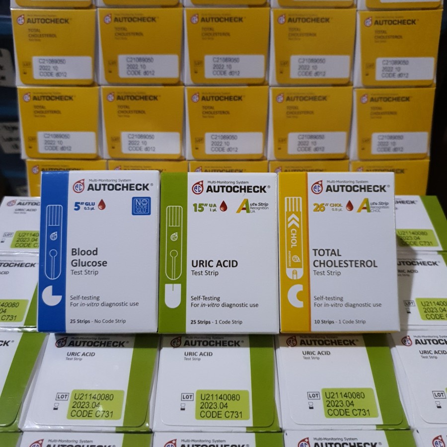 Jual AUTOCHECK STRIP GLUCOSE STIK ISI ULANG GULA DARAH | Shopee Indonesia