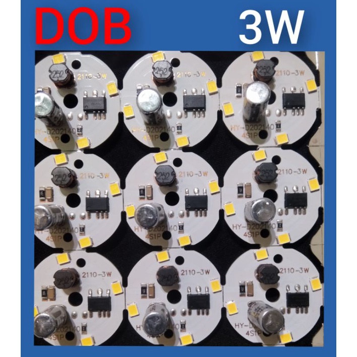 Jual PCB LED AC DOB 3W D-28MM | Shopee Indonesia