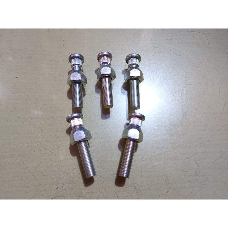 Jual Baut roda kijang hartop panjang 7cm putih & hitam (harga per pcs ...