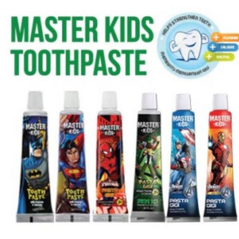 Jual master kids toothpaste 50gr | Shopee Indonesia
