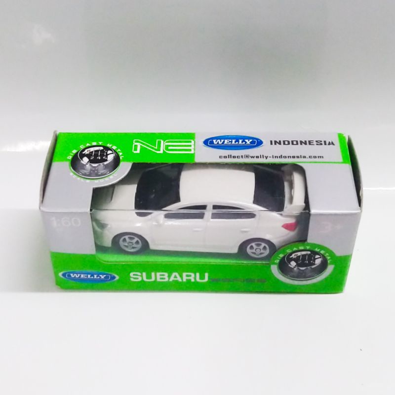 SUBARU IMPREZA WRX STi BLUE 1:24 Diecast Model Car - Main Image